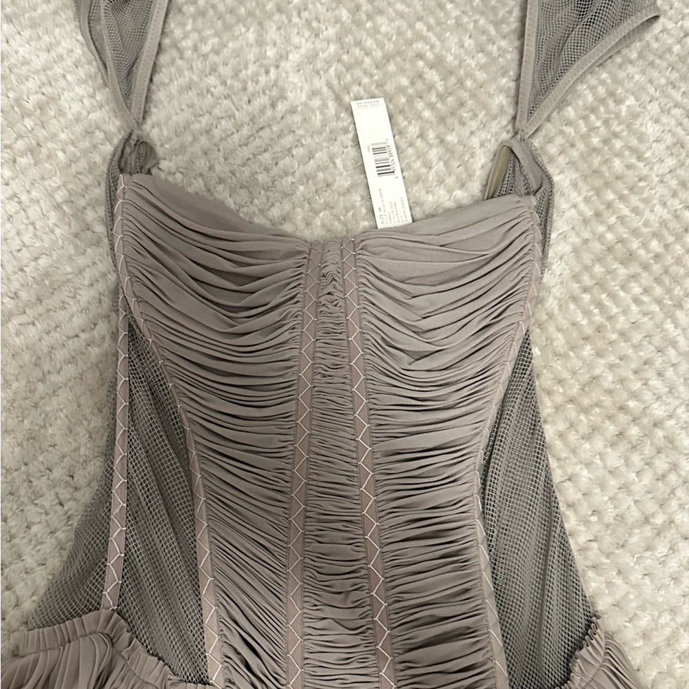 Donna Karan Jersey Mesh Dress NWT - Picture 5 of 9